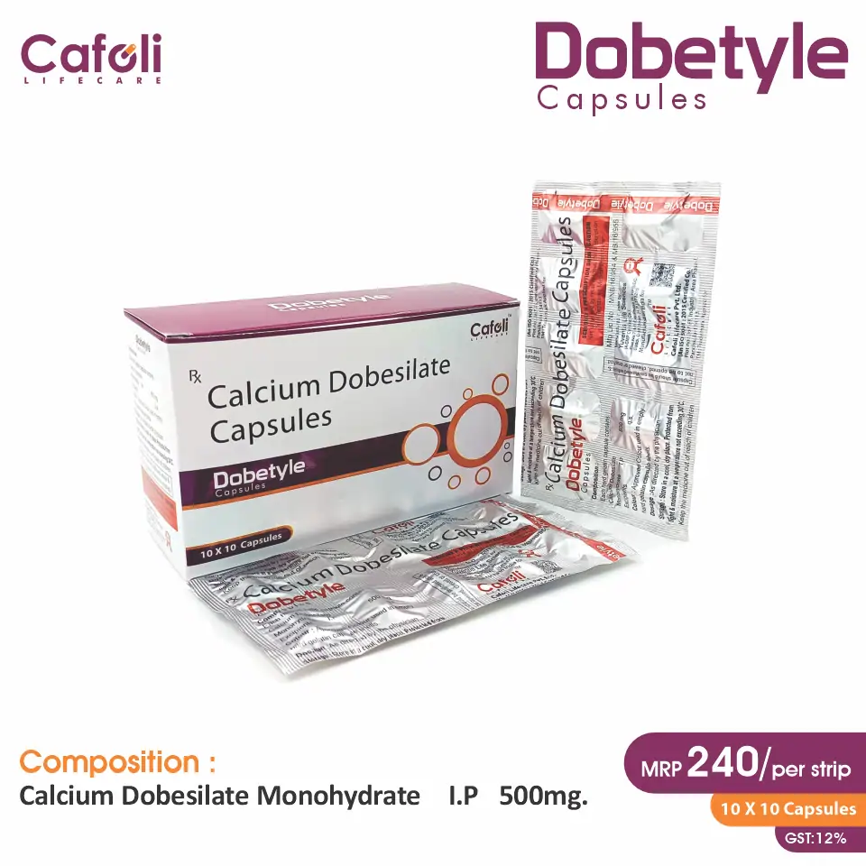 Calcium Dobesilate 500mg Capsule PCD Pharma Franchise